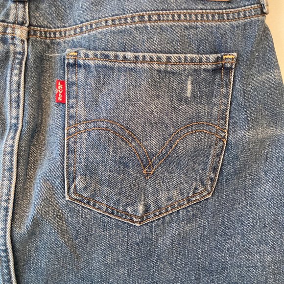 Levis Denim Mini Skirt   size 28 - Picture 7 of 10